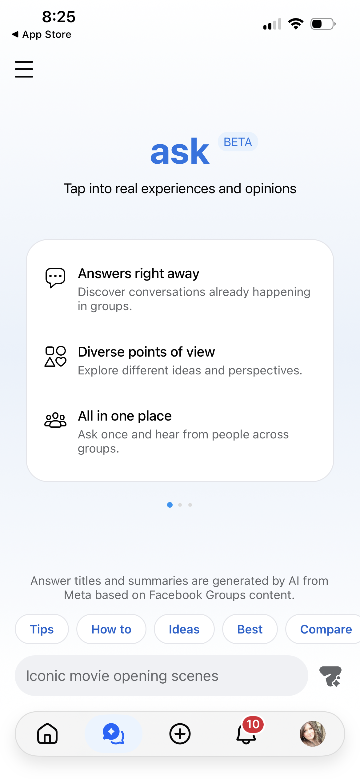 Your groups in Forum